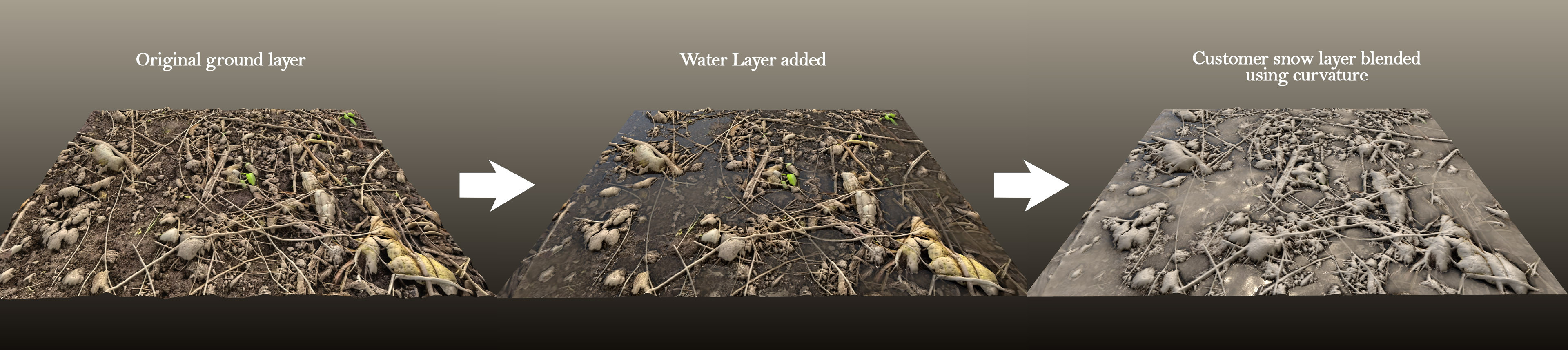 Summer to winter texture conversion