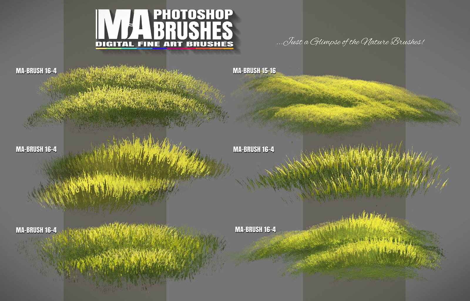 Photoshop Foliage / Grass / Tree / Leave Brushe Pack - MA-BRUSHES