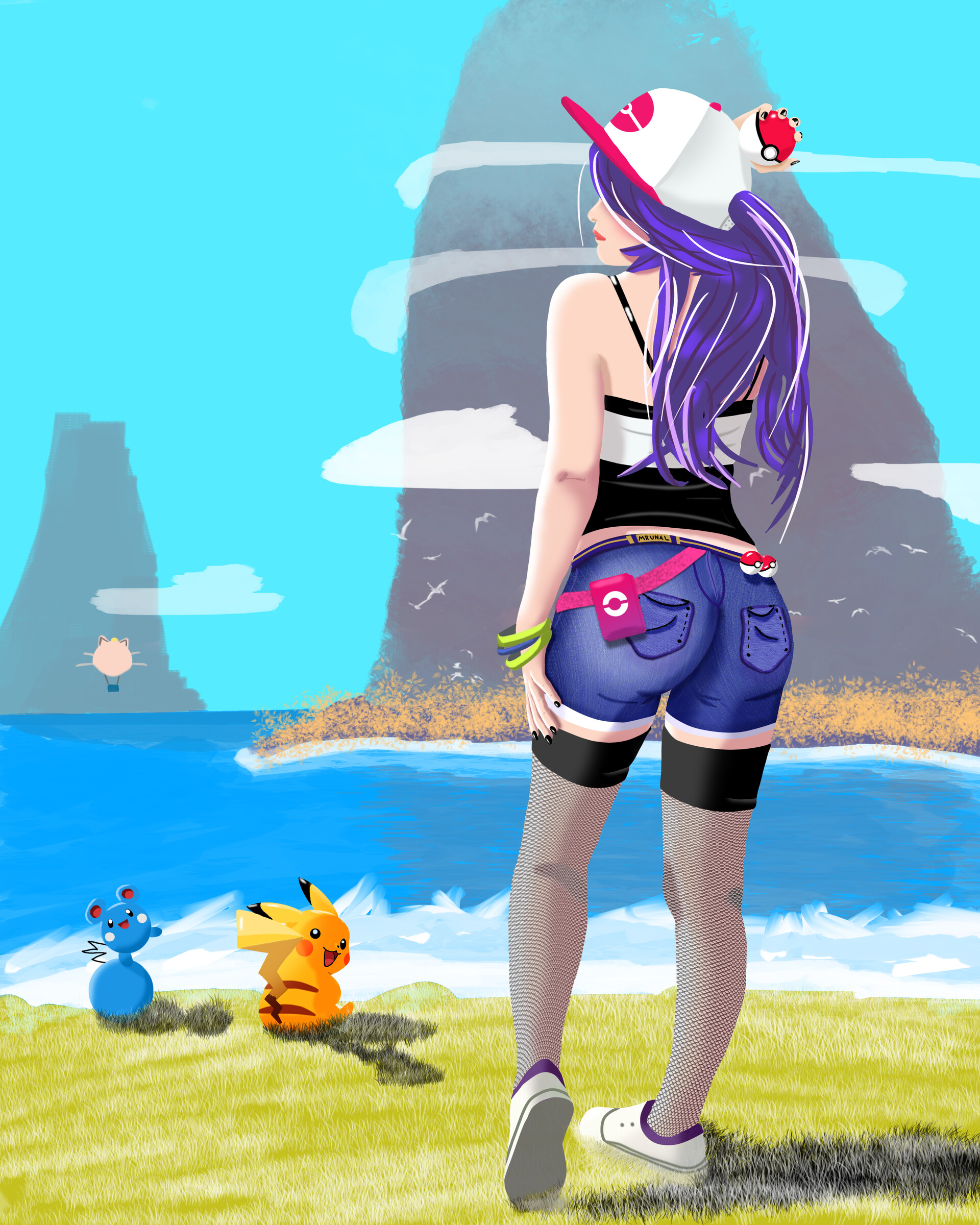 ArtStation - Pokemon trainer