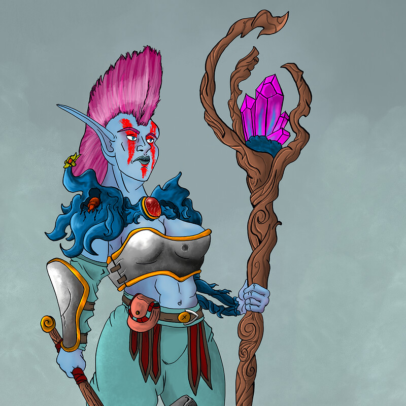 D&D Character Design | Esivel the Ingrown