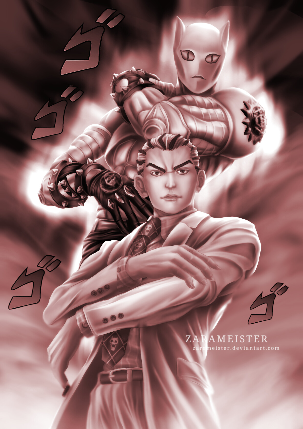 Artstation Kira Yoshikage Fanart Wallpaper Zarameister Art