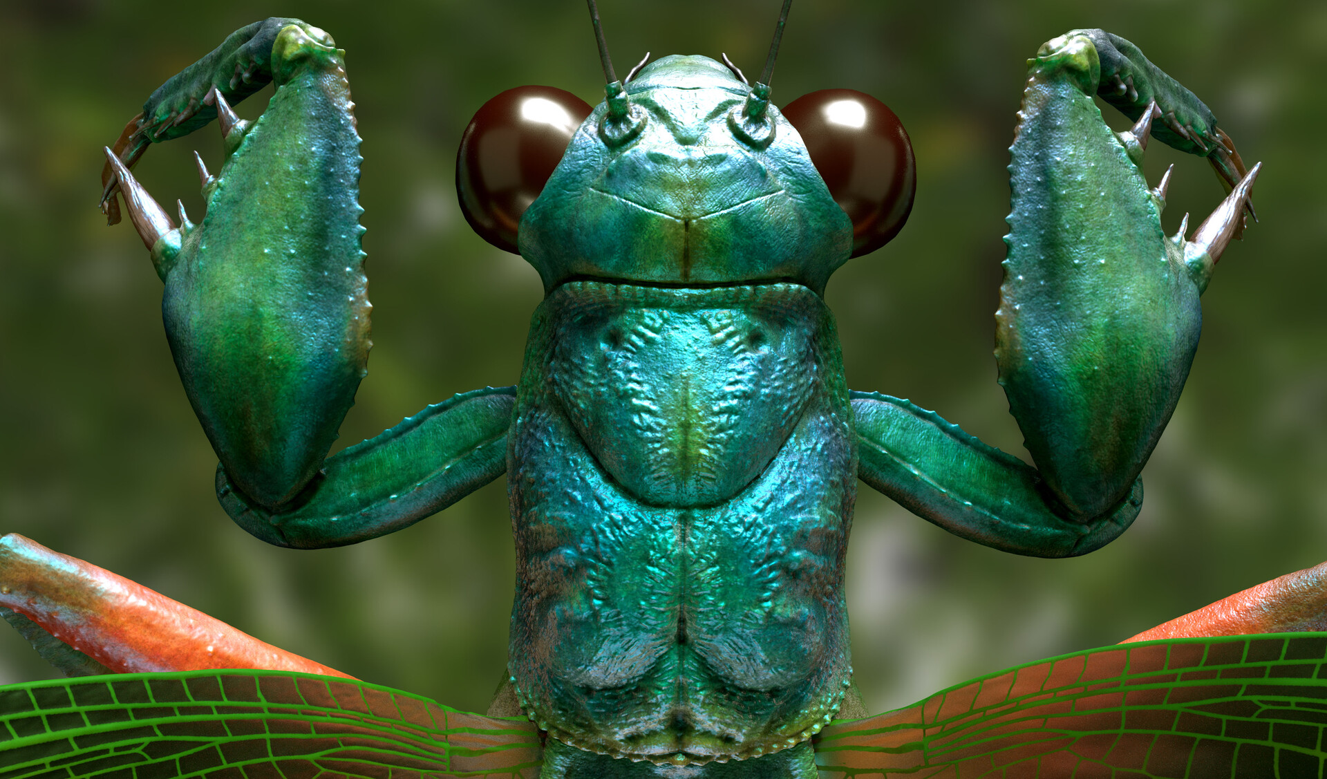 ArtStation - Iridescent mantis