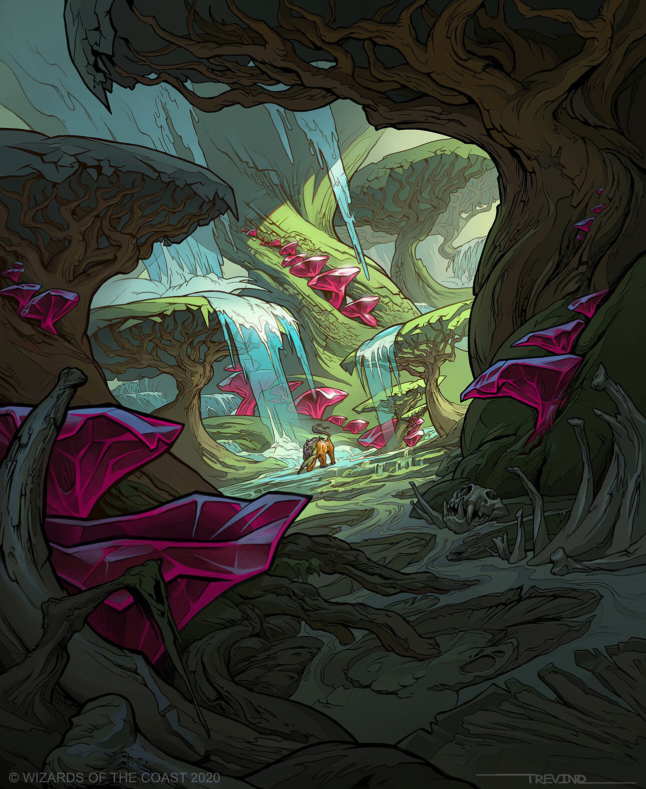 Artstation Mtg Ikoria Lair Of Behemoths Land Cycle Set