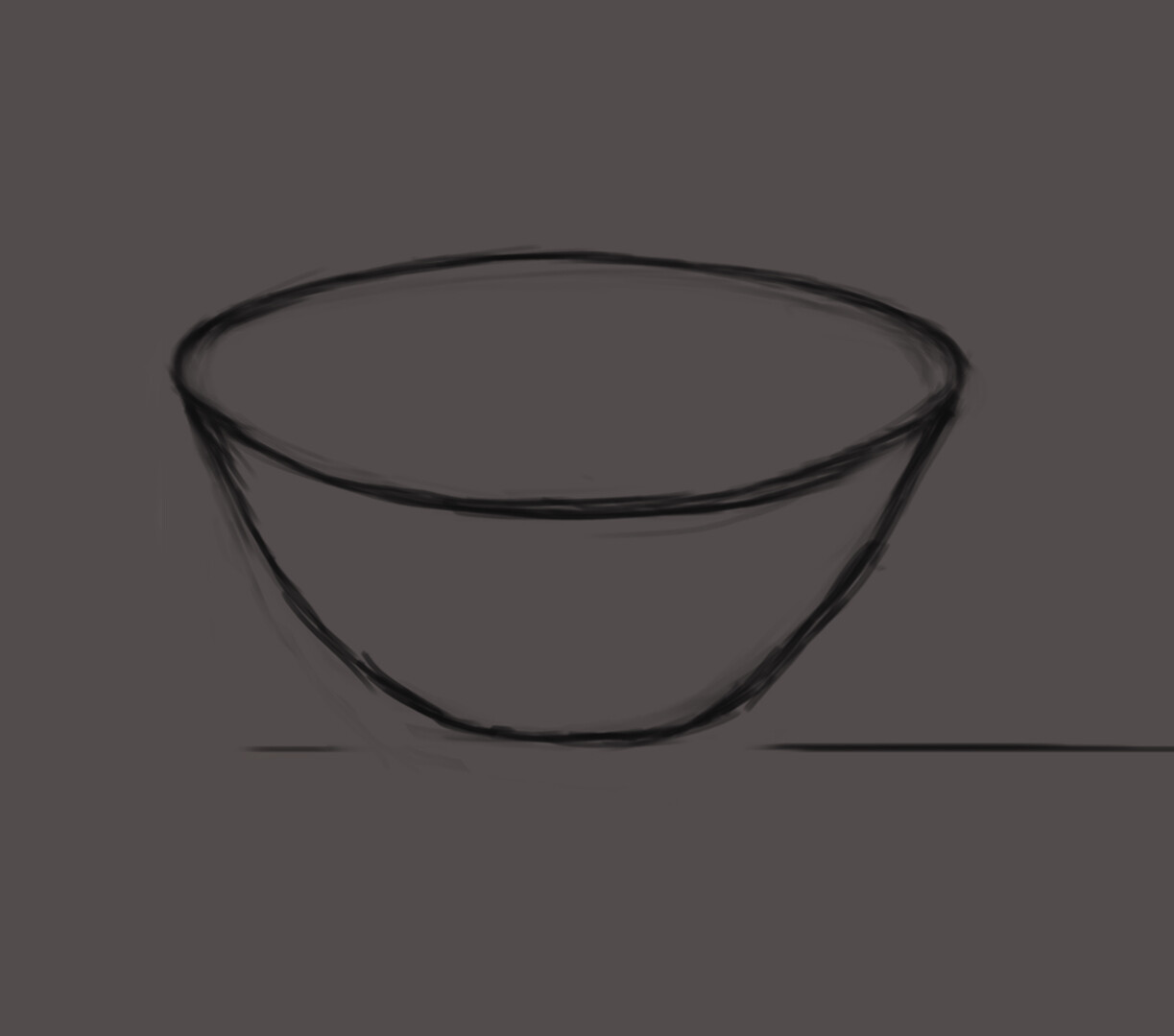 Brutes Sketch Bowl  Mantel