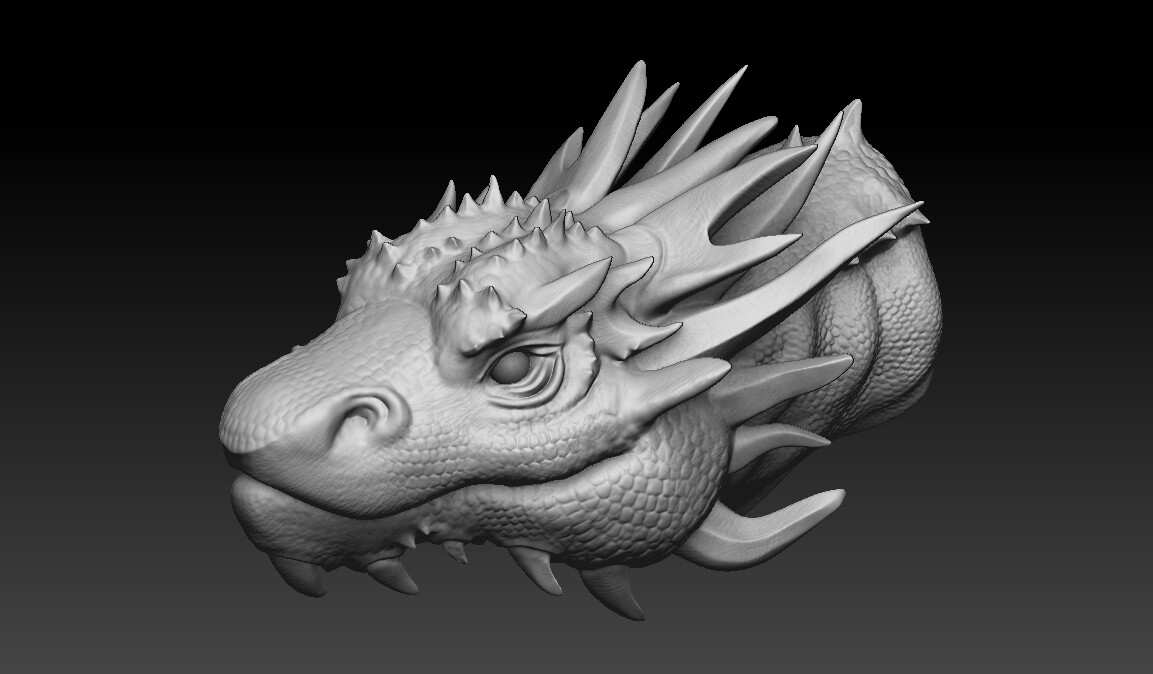 ArtStation - Dragon Face