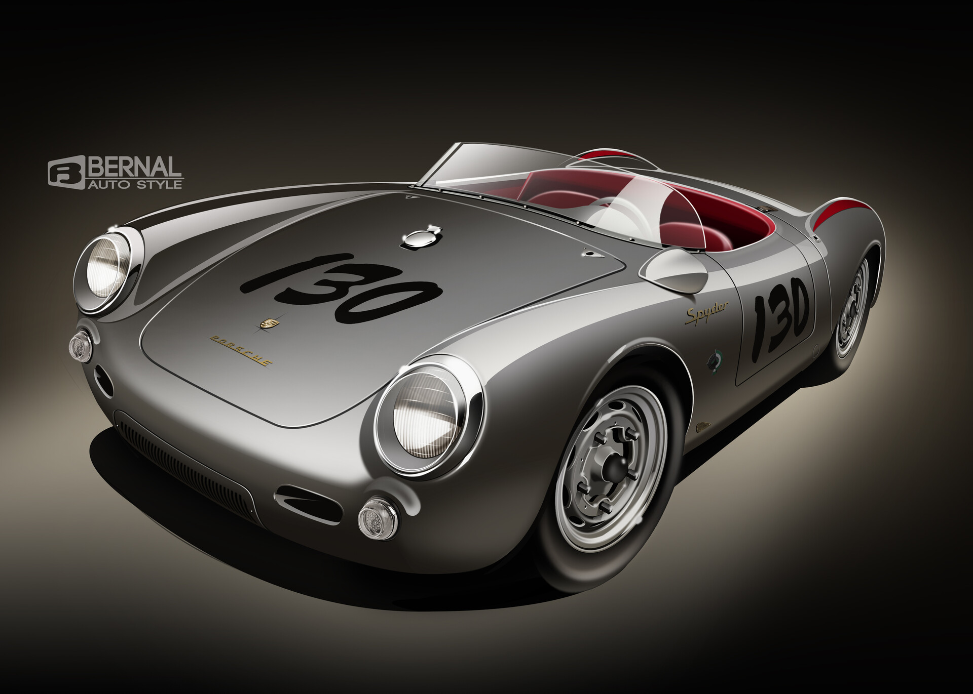 Matt Bernal James Dean Porsche 550 Spyder
