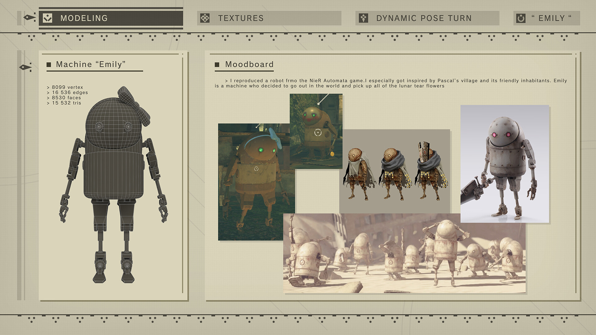 Artstation Nier Automata Fanart Friendly Machine 3d Model Laetitia Cheruau Ending n no man's village is one of the alternate endings in nier automata. friendly machine 3d model laetitia cheruau