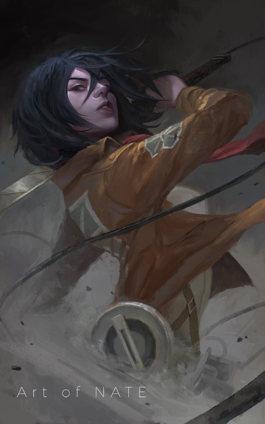 Cg Artwork Mikasa Art Of Neight Mikasa Ackerman art of neight mikasa ackerman
