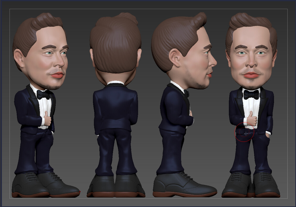 Artstation 3d Model Figures For Print Elon Musk Dmitry Vladimirovich