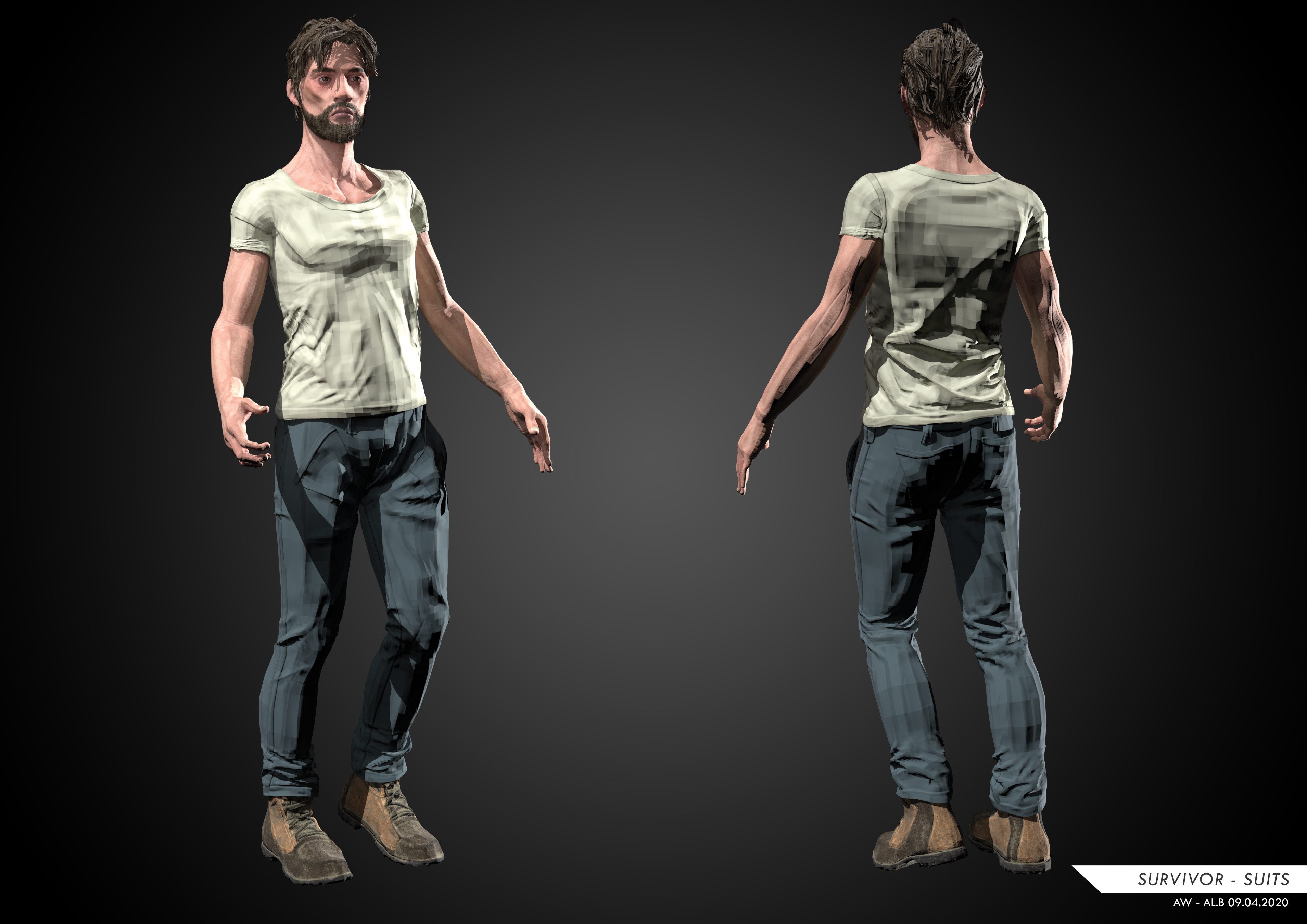 Alain Berset 3D Character Artist - Survivor Game Character 2020