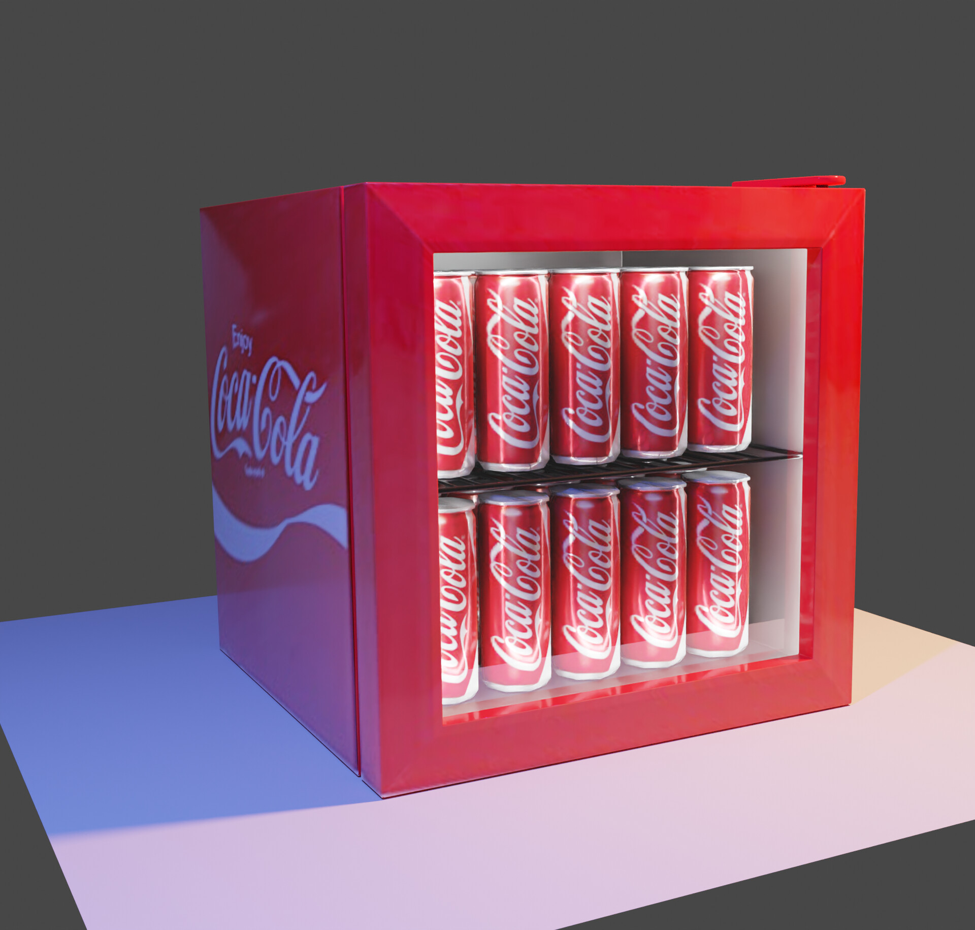 how to get a coca cola fridge