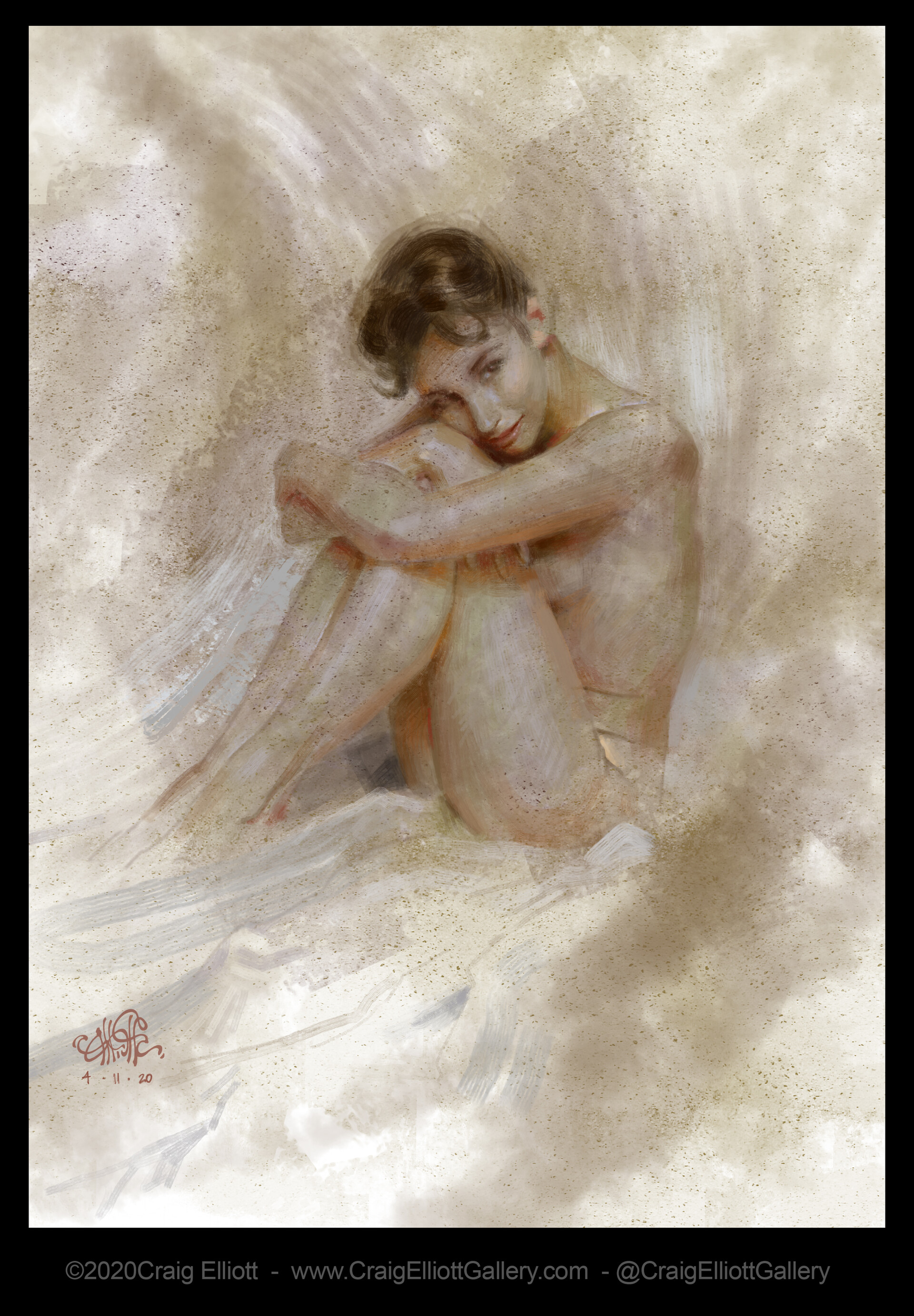 Artstation Photoshop Oil Figure Study Craig Elliott
