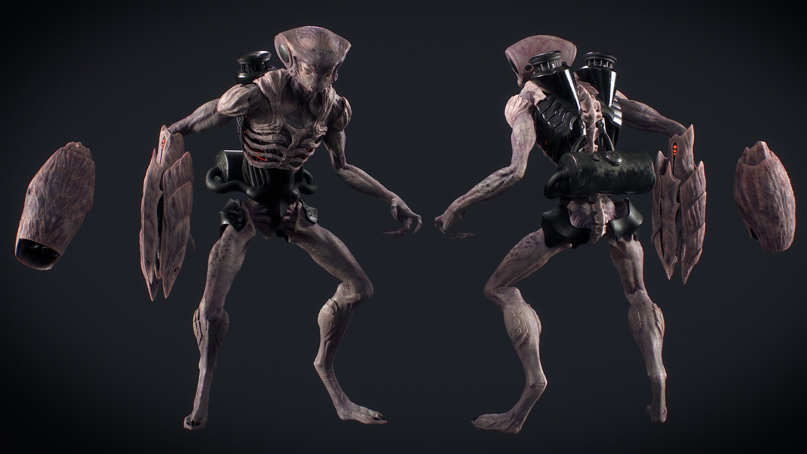 Character Creature Loodev
model by artstation.com/khempavee
