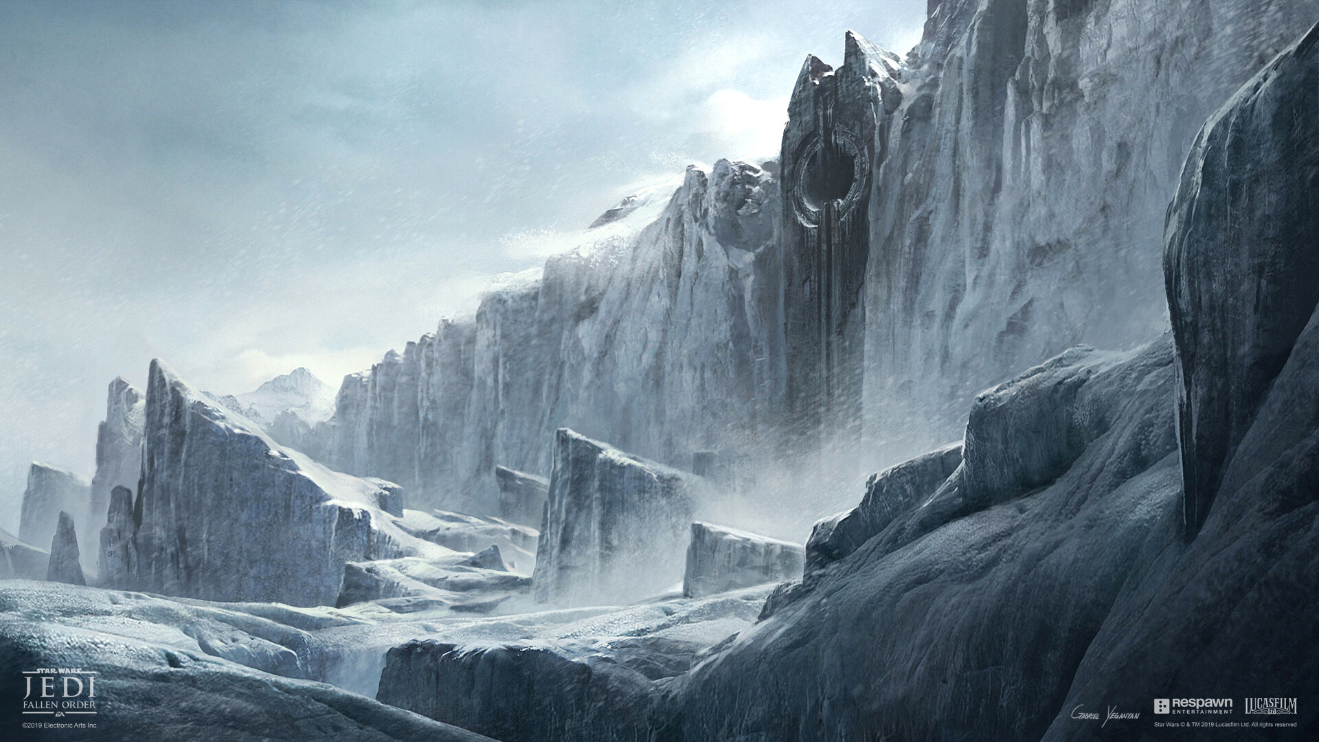 Artstation Ilum Jedi Temple Exterior Gabriel Yeganyan