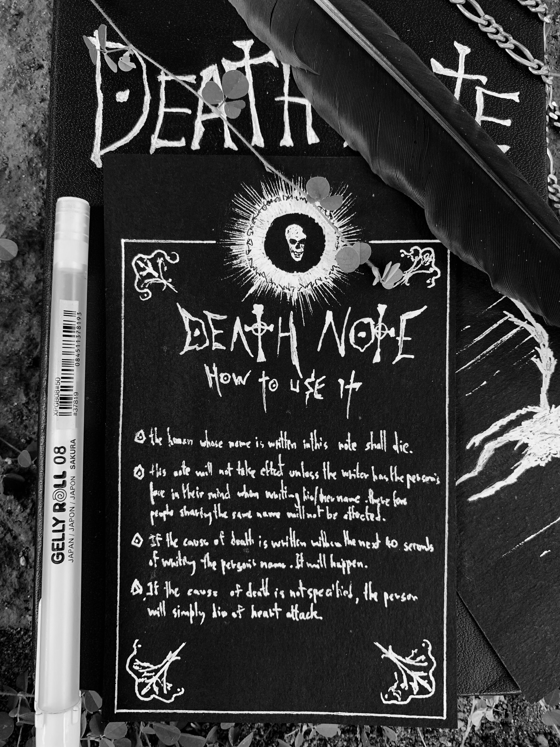 ArtStation - Death note anime poster