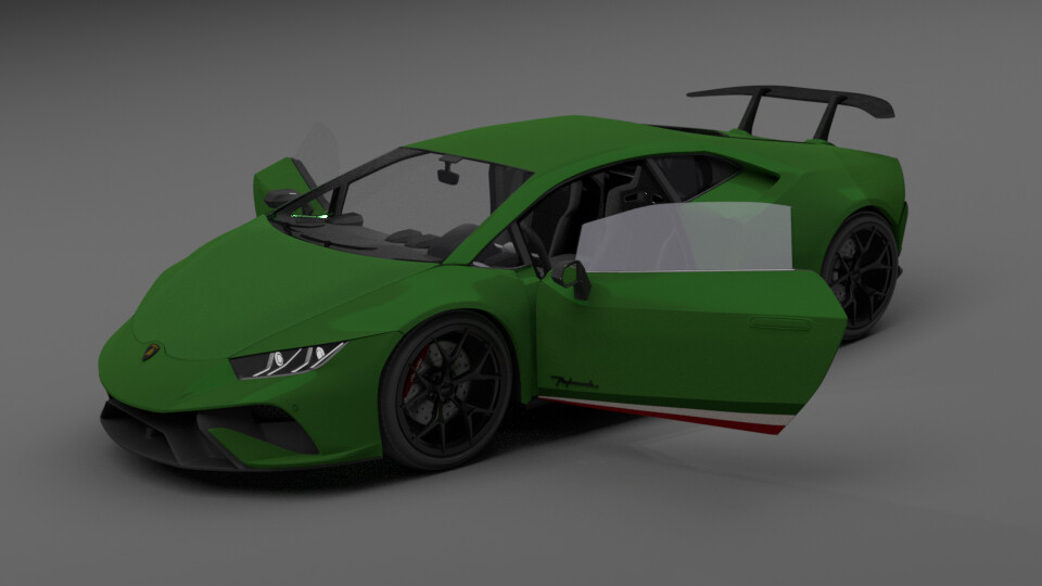 Artstation Lamborghini Huracan Performante 3d Model Nick Jarvis