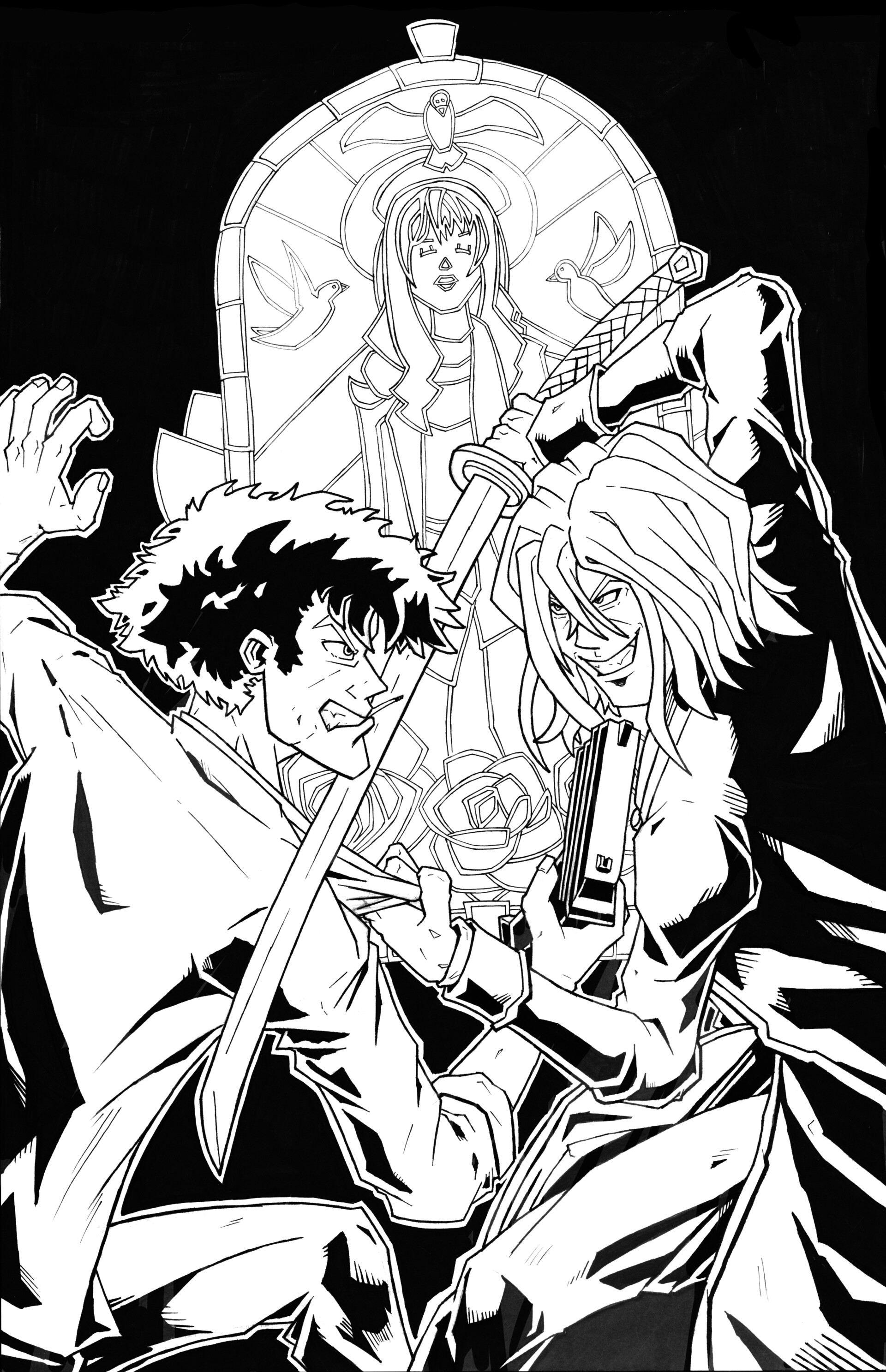 Wallpaper Cowboy Bebop Spike Vs Vicious لم يسبق له مثيل الصور Tier3 Xyz Free
