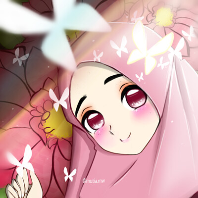 ArtStation - Hijab anime