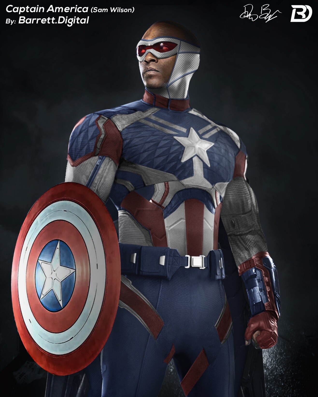 Falcon captain america suit