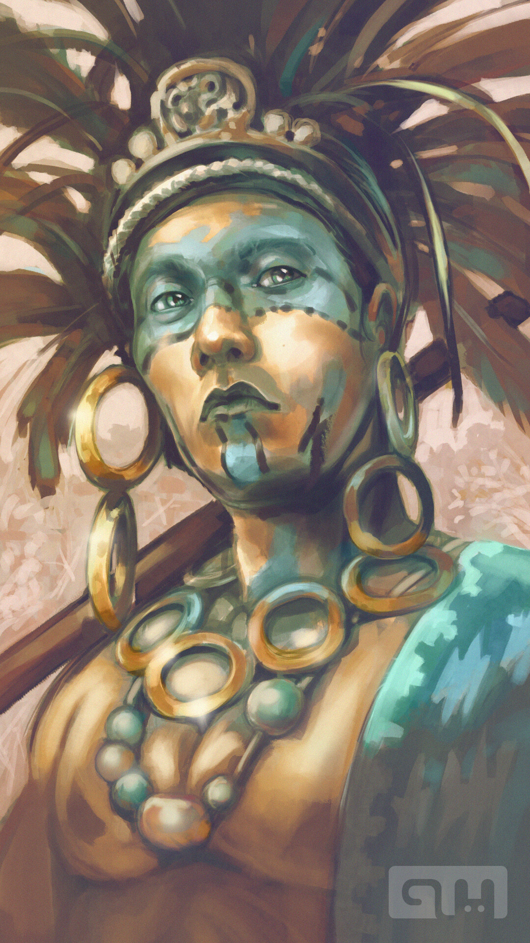 Artstation Aztec Warrior Girish Malap