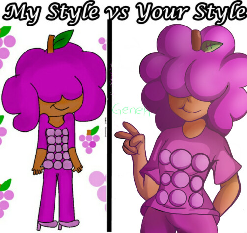Artstation My Style Vs Your Style Geneh Xd
