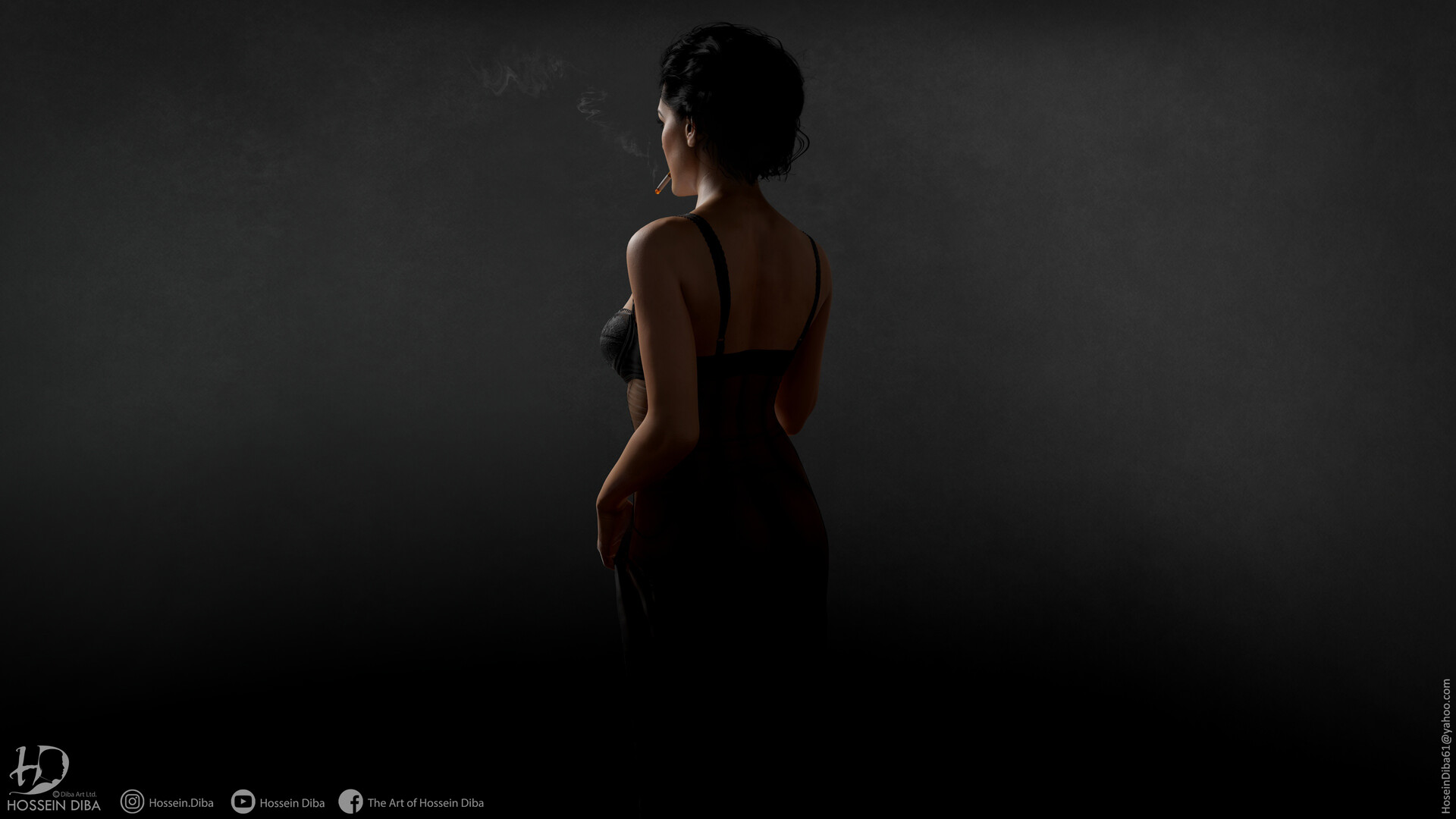 Hossein Diba - 3D Model of Monica Bellucci(Real time)