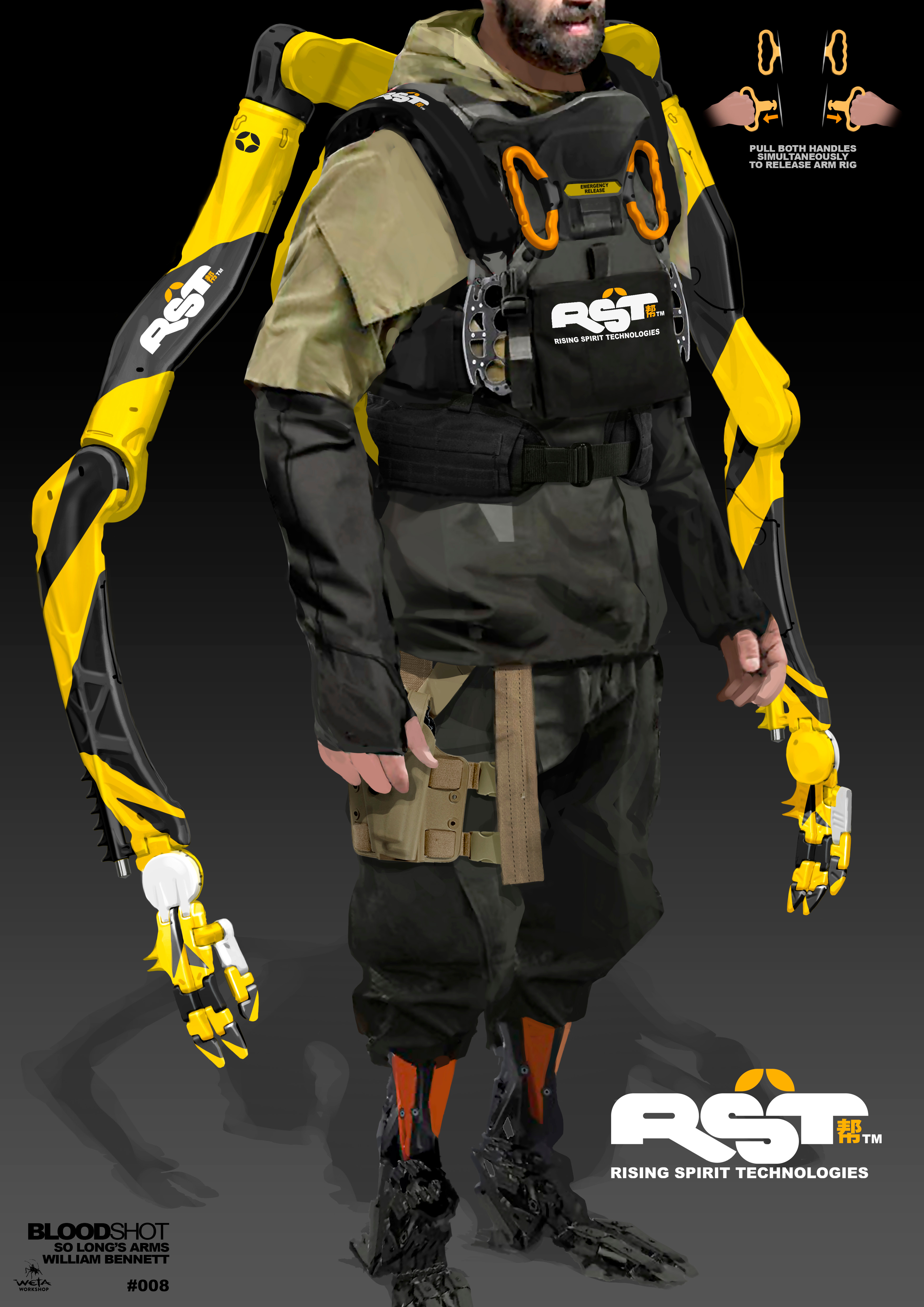 So Long Arm Concept - Artist: William Bennett (Costume: Nivanh Chanthara)