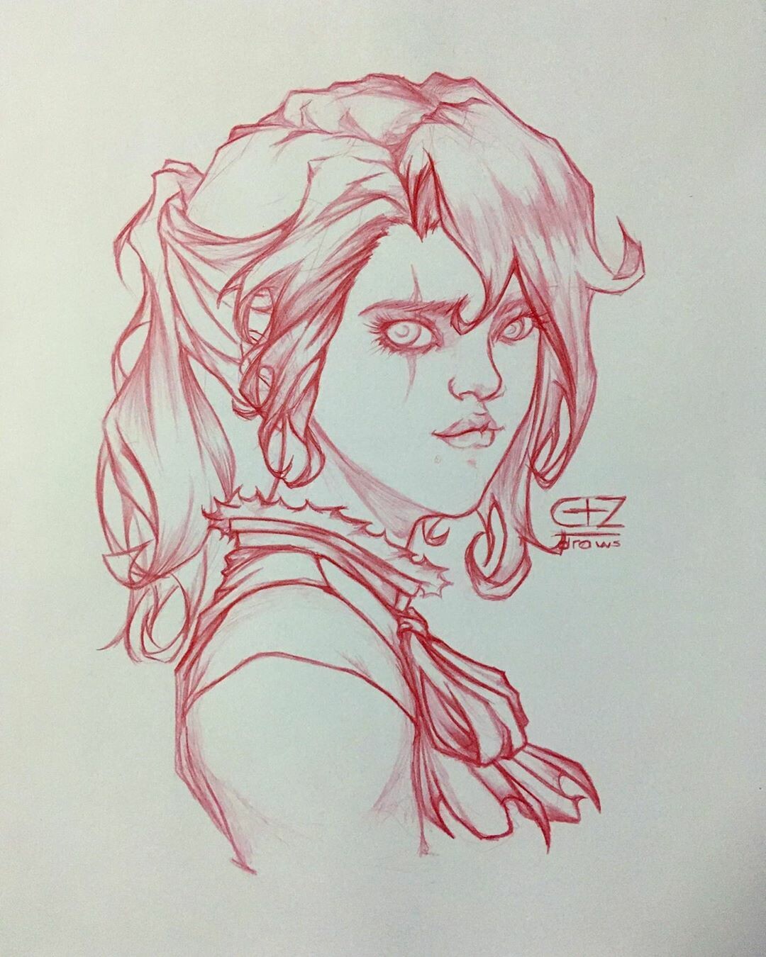 ArtStation Red Pencil Sketches