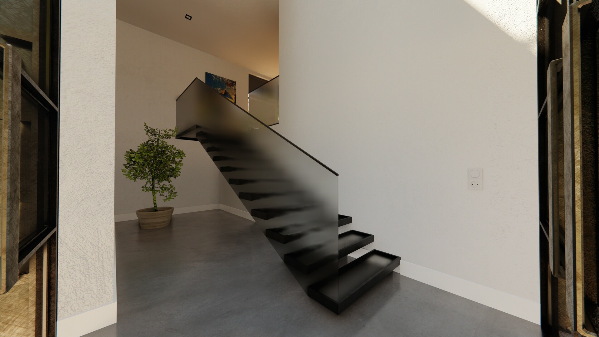 Artstation Blender Eevee Modern Villa Dennis Wormgoor