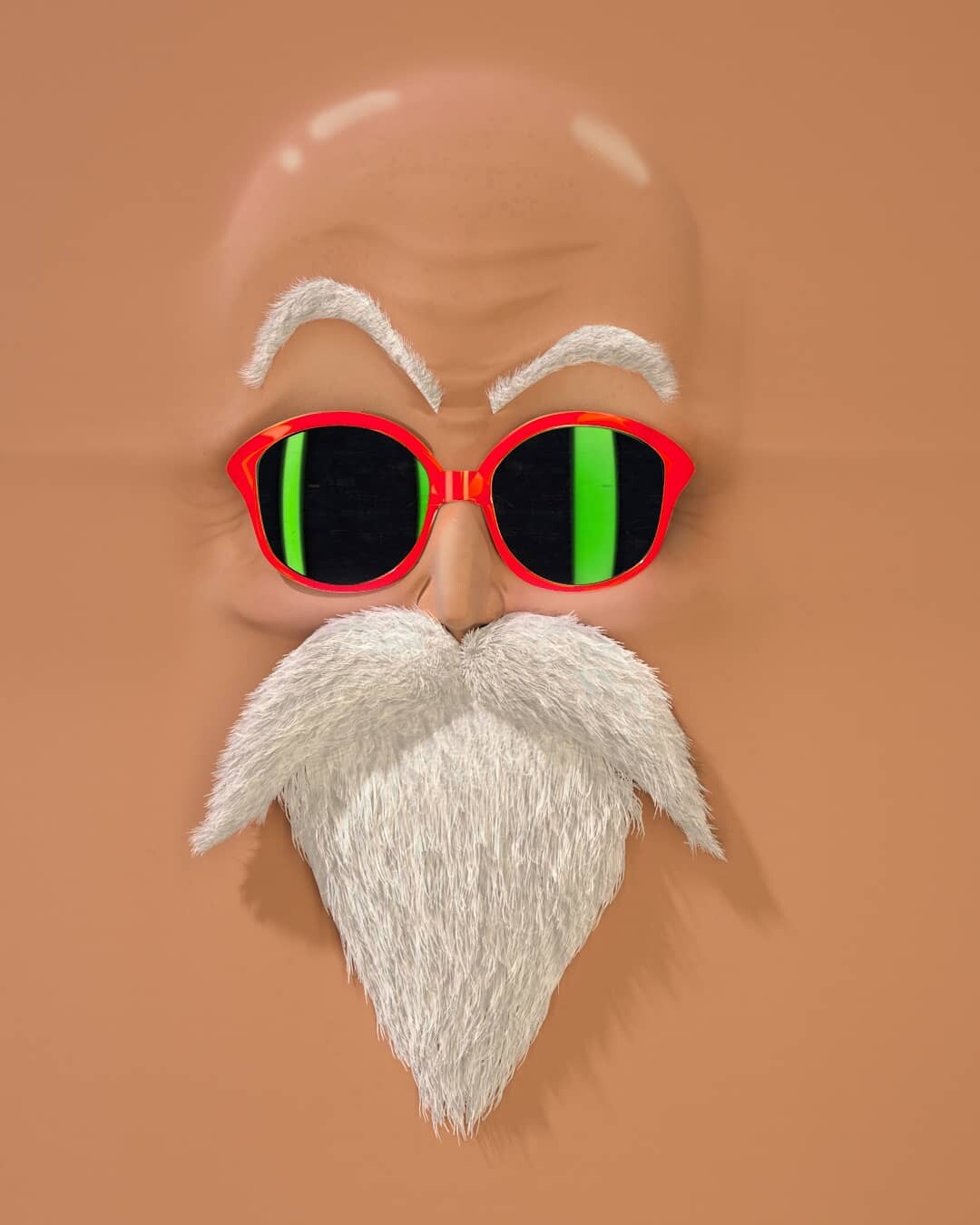 Artstation Wallpaper Of Muten Roshi Mutenrender Gaspar Ventura