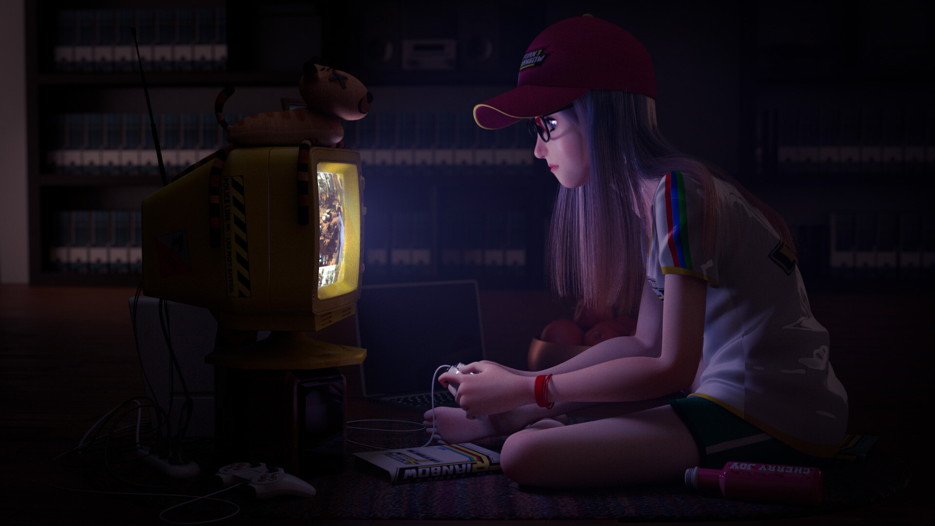 Wallpaper gaming girl DesktopHut: Free