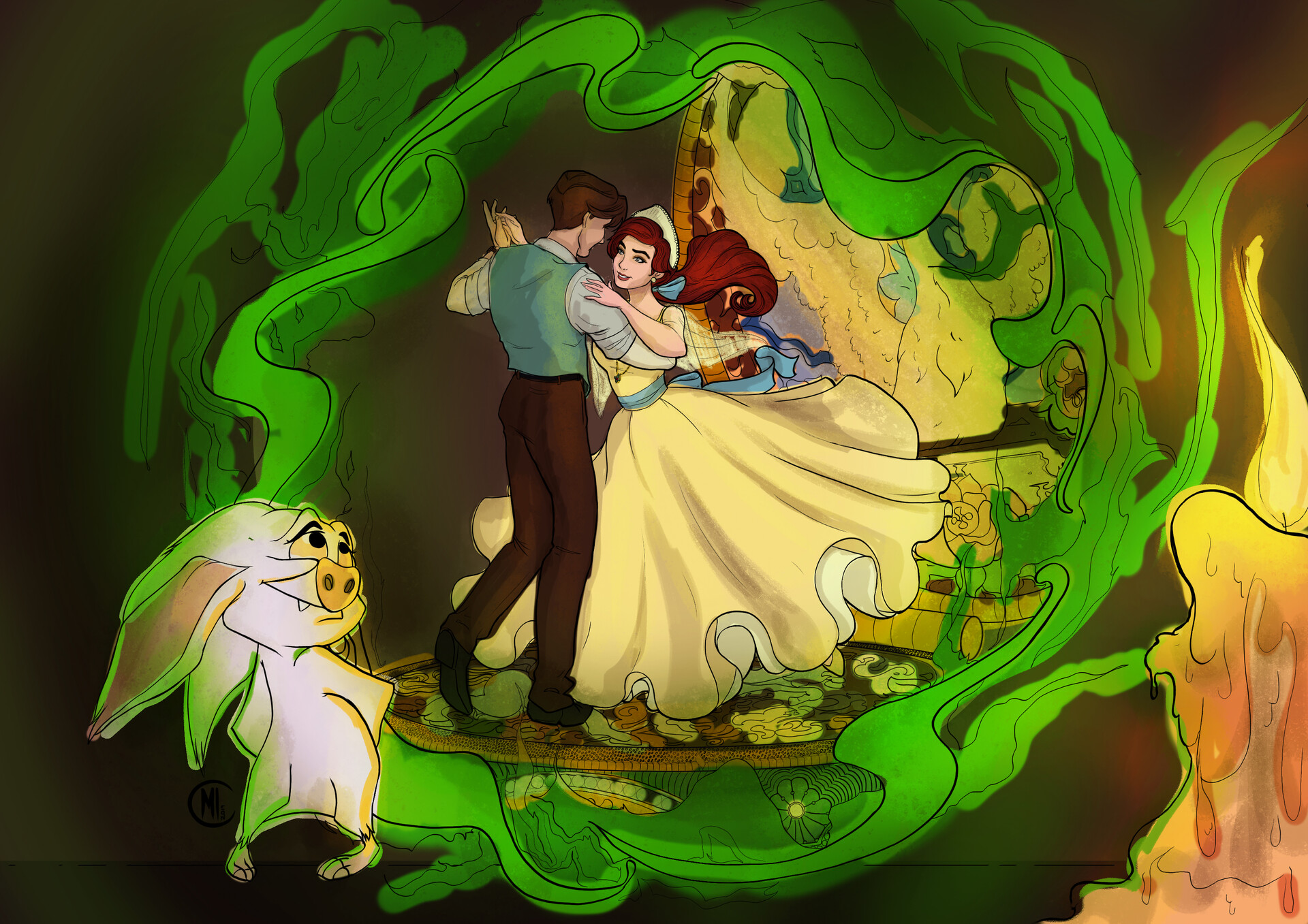 Artstation Once Upon A December A Fan Art From Anastasia