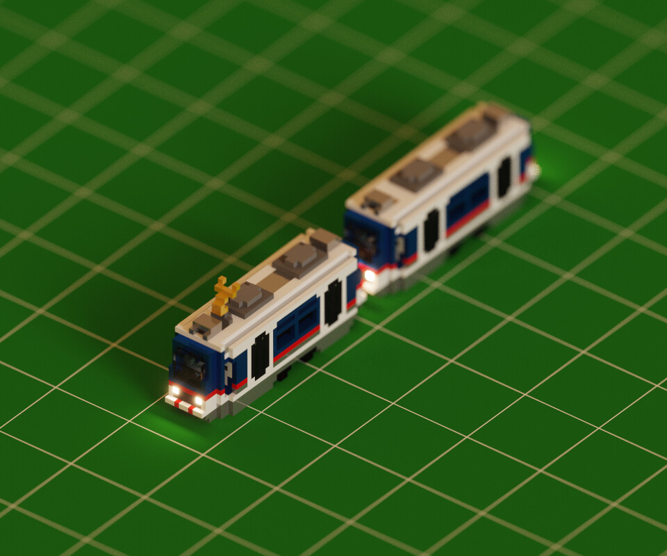 ArtStation Choo Choo Lego Train