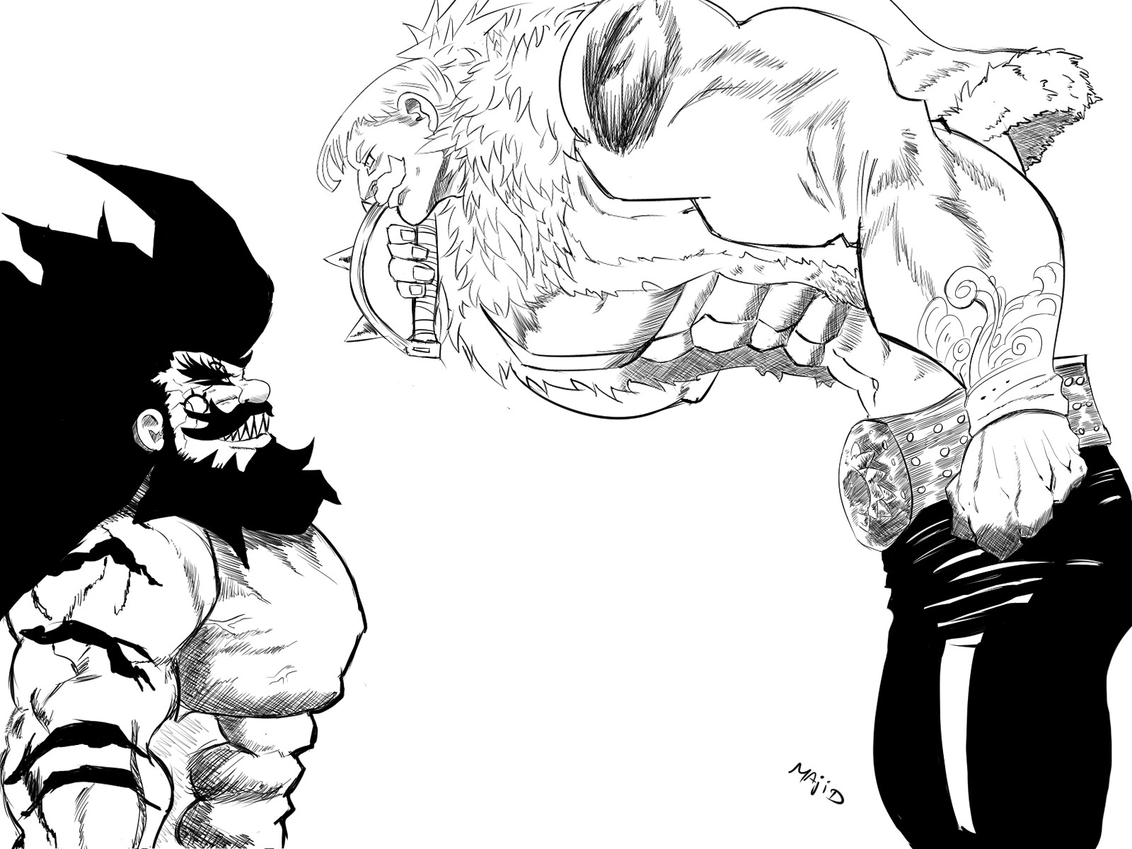 Artstation Excanor Vs Chandler The Seven Deadly Sins Majid Atta I love cooking (even though they are not good) and writing guides for the seven deadly sins: artstation excanor vs chandler the