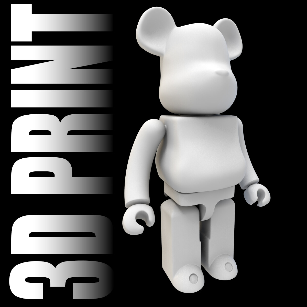 STL file Bearbrick・Design to download and 3D print・Cults