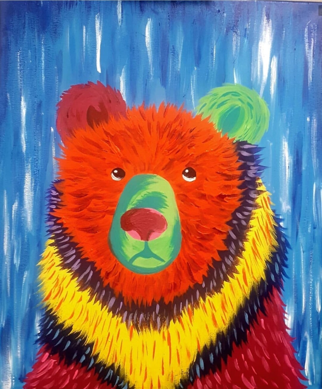 ArtStation - Northern Grizzly Bear - Acrylic Animal Series