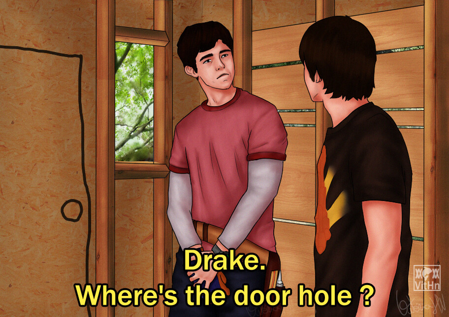wallpapers Drake And Josh Wheres The Door artstation drake e josh vitoria pinheiro