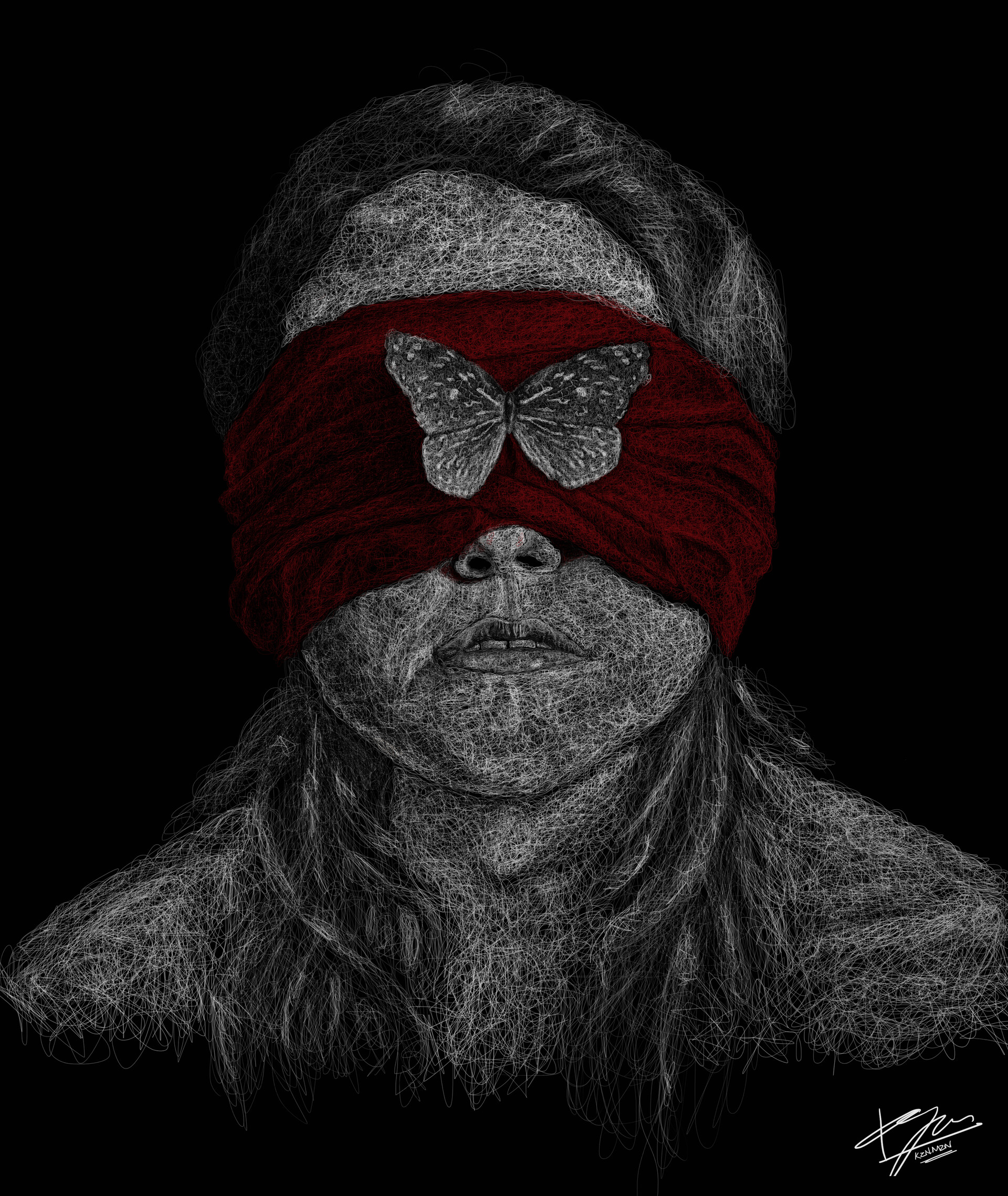 ArtStation - Blindfolded Man
