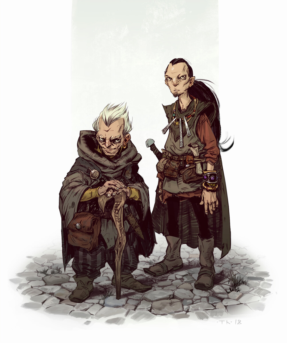 Два колдуна. Сказки дедушки колдуны. Дуэль мечников магов. Битва магов. Сражение магов.