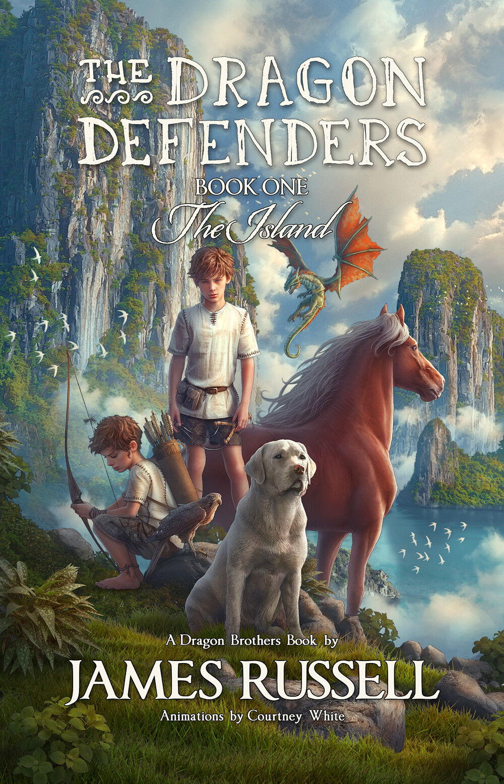 The Dragon Defenders Cover Mock Layout
