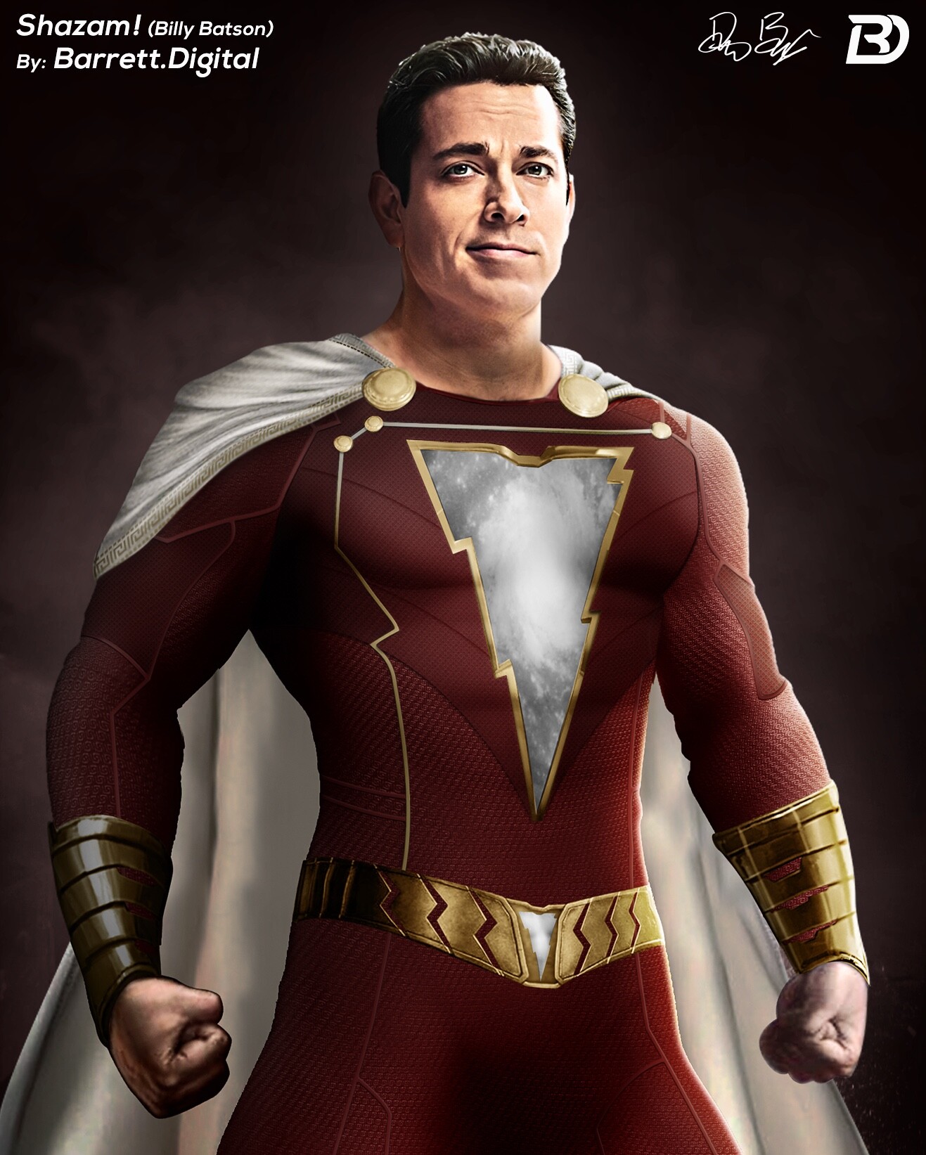Daton Barrett Shazam Film Redesign