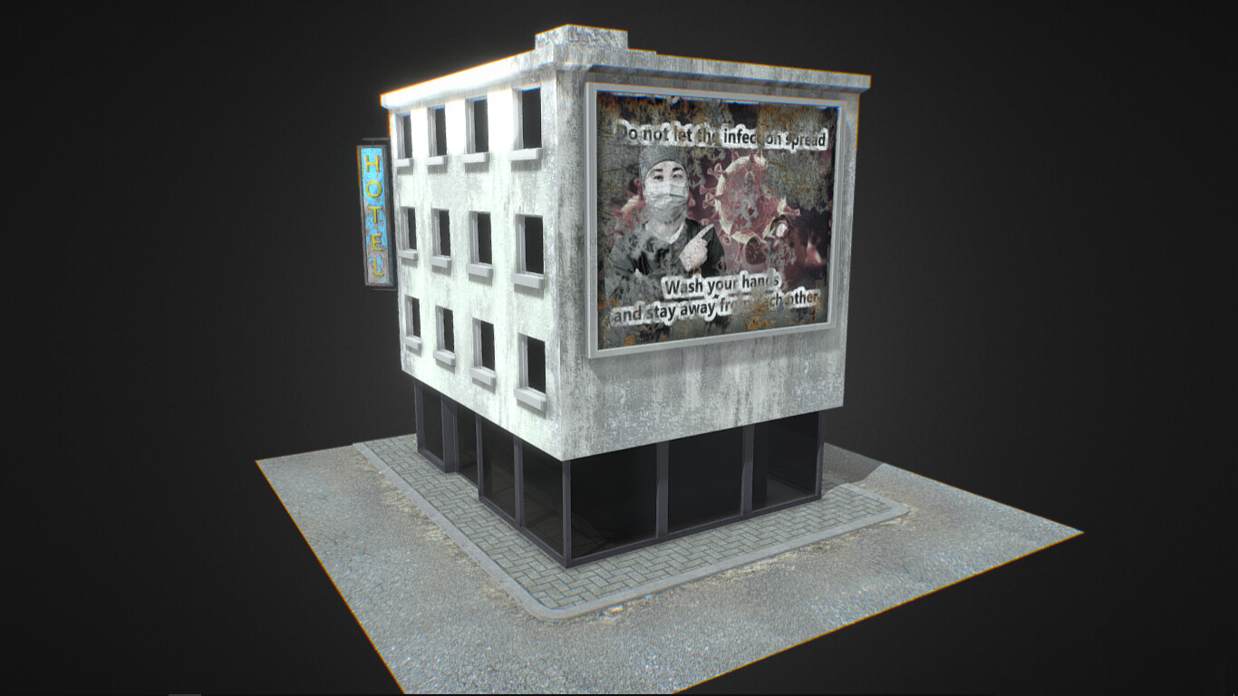 Artstation Abstract Building 01 Rostyslav Keyvan
