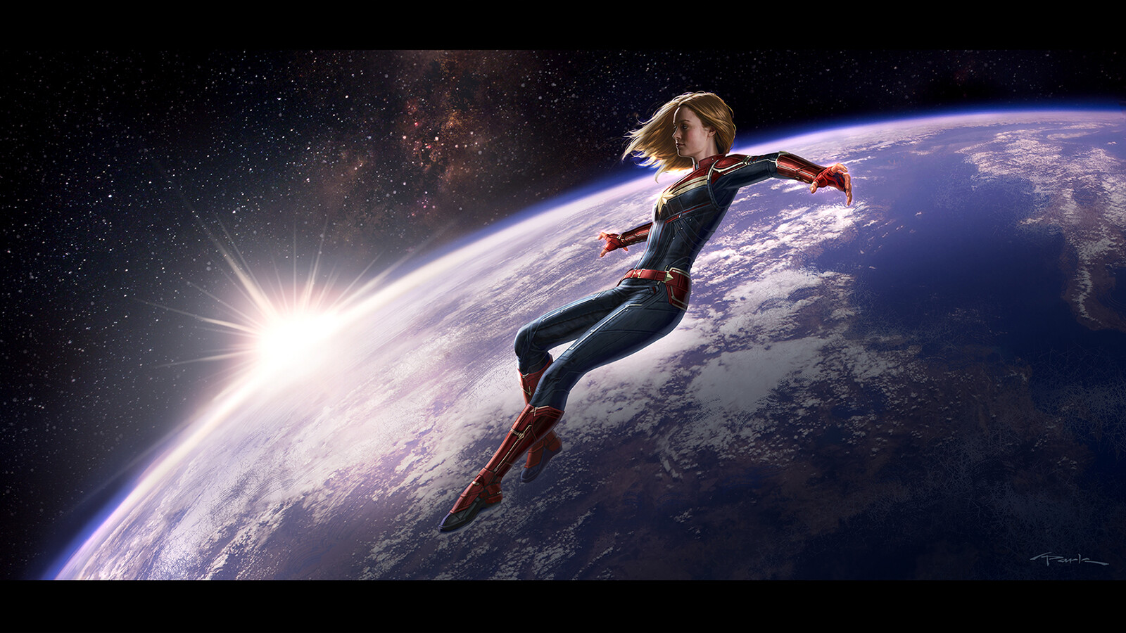 Captain Marvel Earth Keyframe
