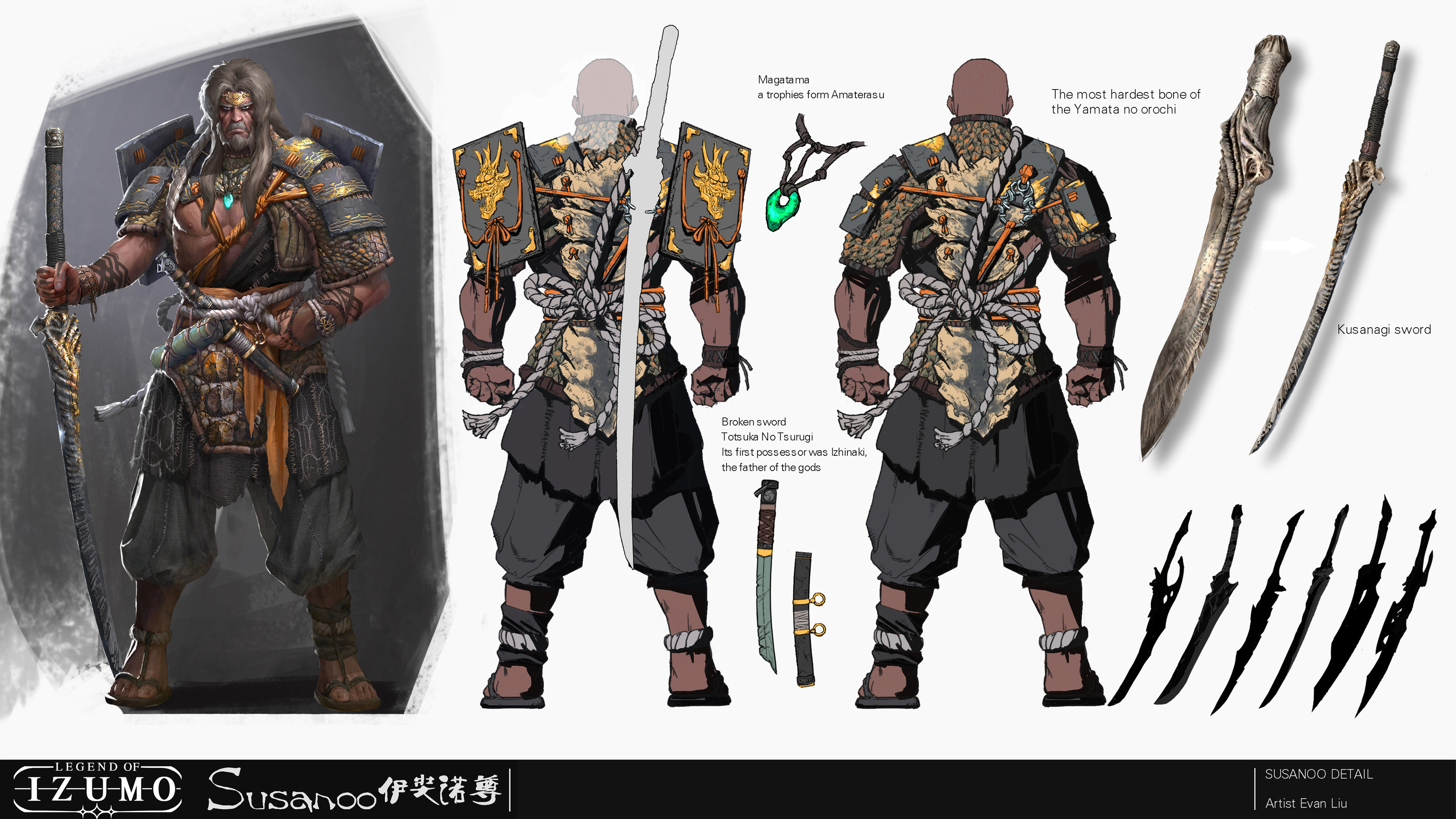 Evan Liu Legend Of Izumo Susanooé¡»ä½ä¹ç· From Japanese Mythology