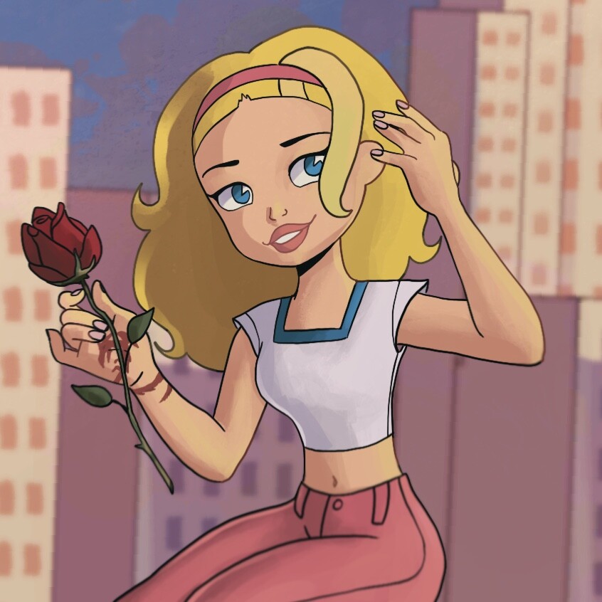 Yuliana Alvar - American Dragon Jake Long - Rose Fan Art