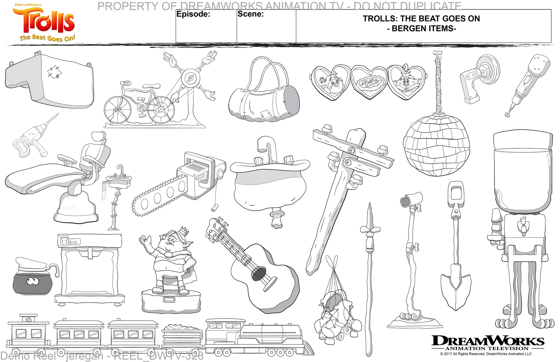 Artstation Dreamworks Trolls The Beat Goes On Prop Efx