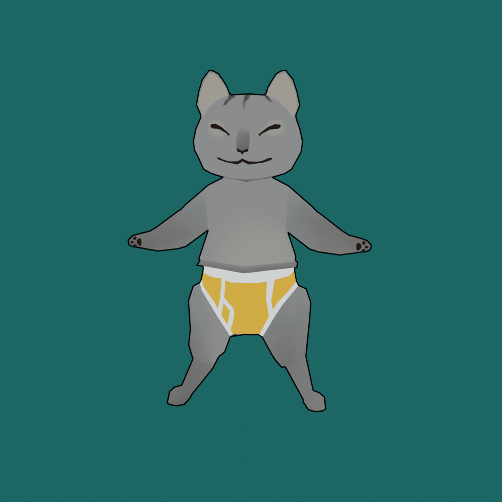 Namé - Cat in underpants