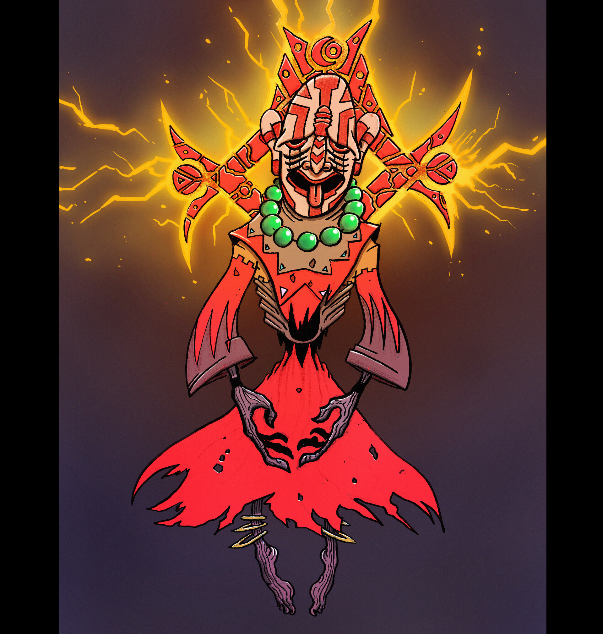 artstation electric yokai alexandre