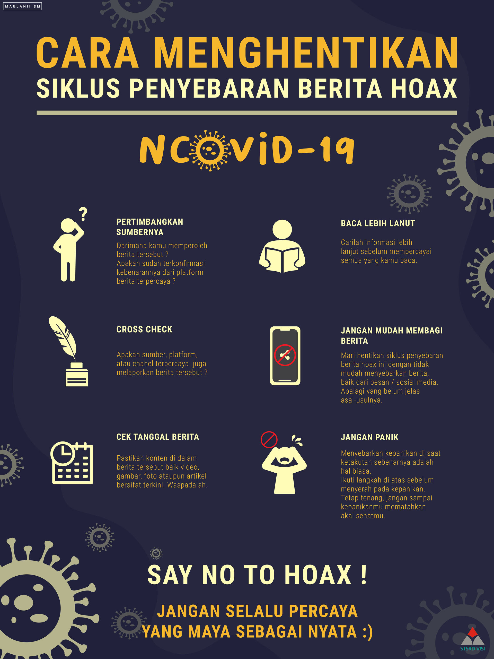 Artstation Infographic How To Stop Fake News Cycle Maulanii Sm