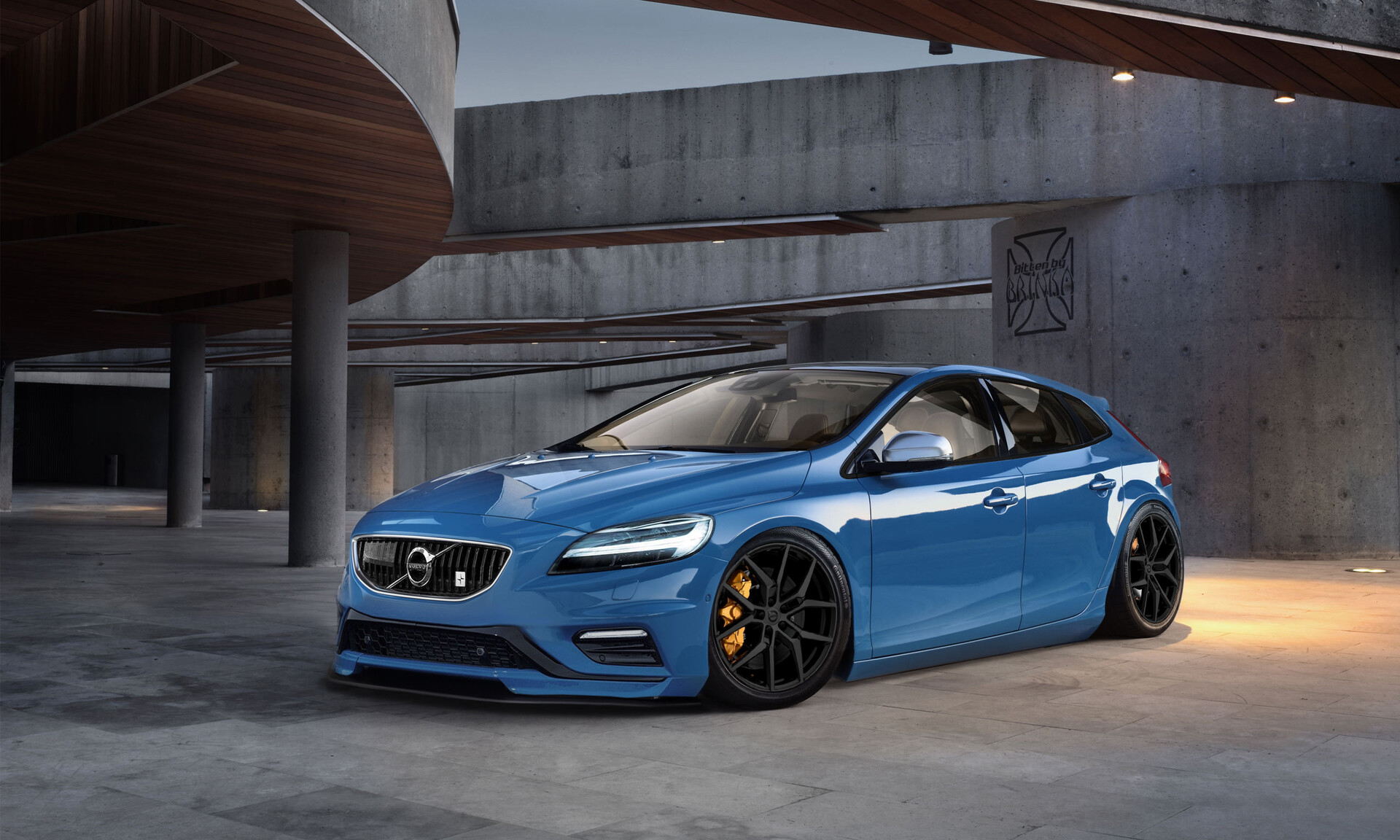 Artstation Volvo V40 Polestar Bitten By Brinka